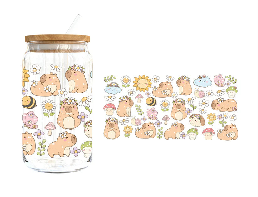 Capybara Floral