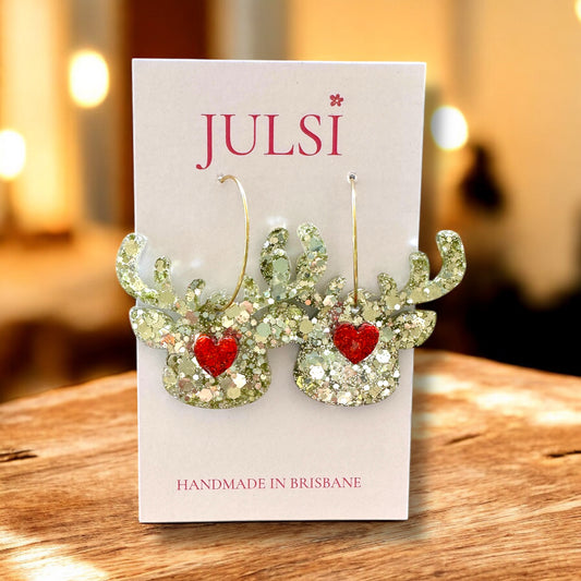 Christmas Reindeer in Gold