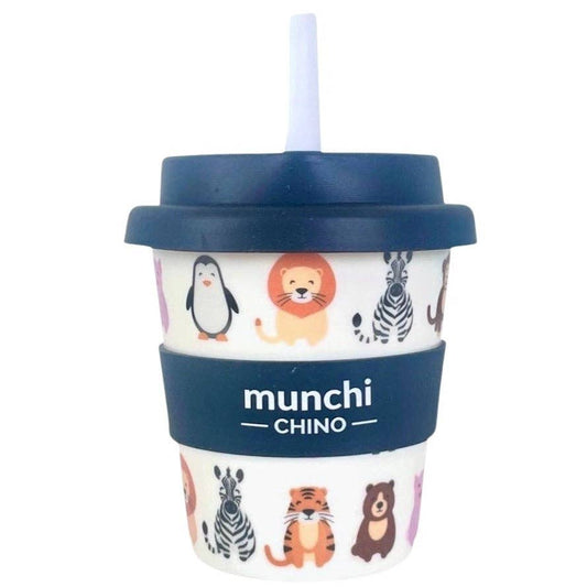 munchi - Zoo Babychino Cup - Straw Included